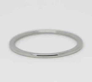 Alianza lisa de platino 950 sólido de 1, mm de ajuste cómodo para mujer - Imagen 1 de 6