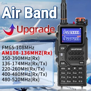 Baofeng UV-K5 Plus Walkie Talkie AM FM Portable 2 Way Radio 999CH NOAA + Cable - Picture 1 of 11