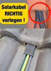 PV Kabeldurchführung Dachdurchführung Ziegeldach Frankfurter Finkenberger Pfanne