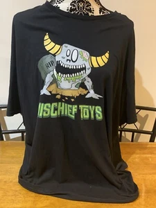 Mischief Toys Zombie Gastley Tshirt RIP 2XL XXL Gildan Promo Shirt Rare - Picture 1 of 6