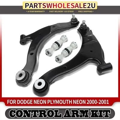 4x Brazo de control con rótula Barra estabilizadora Eslabón para Dodge Neon Plymouth L4 2.0L Foto 1 de 4