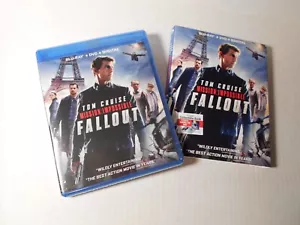 Mission Impossible Fallout ~ Blu-ray + DVD 2018 ~ Tom Cruise Blu Ray New Sealed - Foto 1 di 12