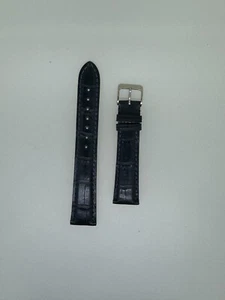 Hadley Roma 19MM x 16MM dark blue Alligator watch band strap - Picture 1 of 2
