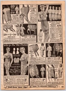 1932 Sears Western States Katalog Seite 93-94 Hilfe für die flache Brust - Bild 1 von 2