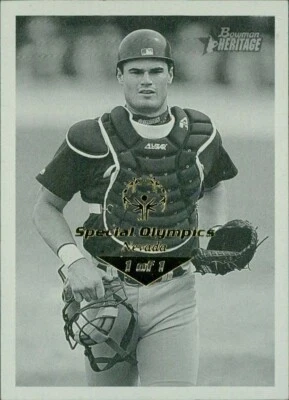 Ben Davis SD Padres 2001 Bowman Heritage Card #52 Special Olympics Nevada 1/1 - Image 1 of 2