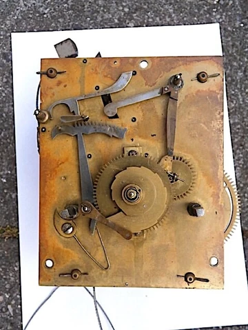 C1800 8 day longcase clock movnment c1800 Cover