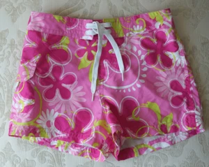 Kanu Surf Girl's Board Shorts - Pink Floral - Size Medium (5)  - Picture 1 of 3