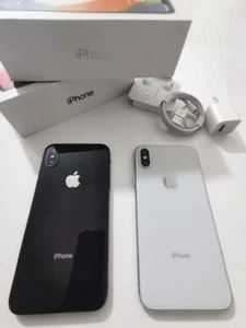 Apple iPhone X 64/256GB Black&White Smartphones phone(With face ID) GOOD - Afbeelding 1 van 8