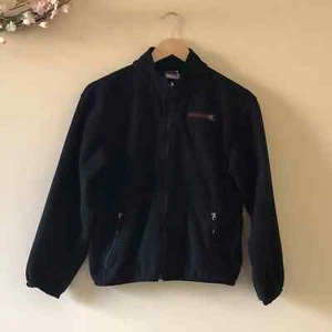 Spyder Full Zip Fleece Long Sleeves Black size kids 14 - Picture 1 of 11