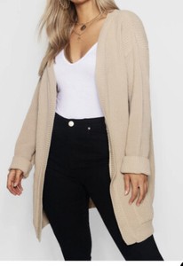 boohoo chunky cardigan