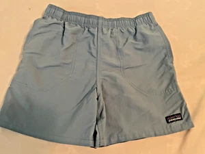 Patagonia Bathing Suit Swim Shorts blue boys Size Youth X-Large XL 14 pockets - Picture 1 of 7