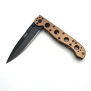 CRKT Carson M16-03BK - Modern Tactical Folder - Kit Carson Design - Bronze TiNi - Picture 1 of 5