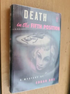 Death in the Fifth Position Edgar Box Gore Vidal SIGNED 1952 Dutton in DJ - Picture 1 of 7