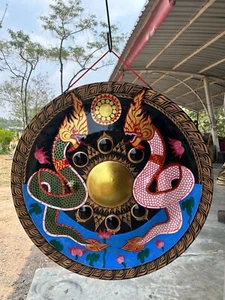 Gong (Thai Gong 100 cm 2 pieces ,Hand-made Handicrafts from Thailand) - Picture 1 of 5