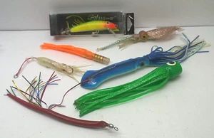 Lotto di 7 Esche per traina delle migliori marche - recupero alluvione - CD668 - Picture 1 of 5