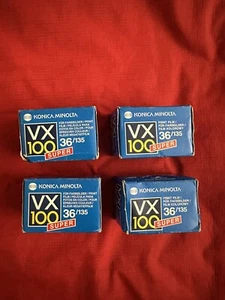 KONICA VX100 SUPER 35mm Film 4 Rolls 36exp Expired In 2007 - Picture 1 of 2