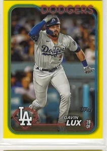 Gavin Lux 2024 Topps Series 2 Yellow parallel #519 Dodgers - Retail exclusive - Picture 1 of 1