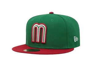 New Era 59Fifty Men Women Cap World Baseball Classic 2023 Mexico Green Hat WBC - Picture 1 of 5