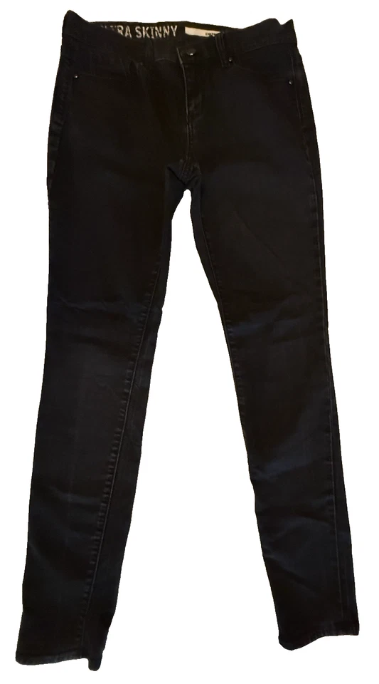 DKNY Jeans Women's Ultra  Skinny Black Classic Stretchy Denim 28/30  sz2 - Image 1 of 4