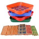 ESSENTIAL Coin Sorters Tray, 4 Color-Coded Sorting Tray with 160... 