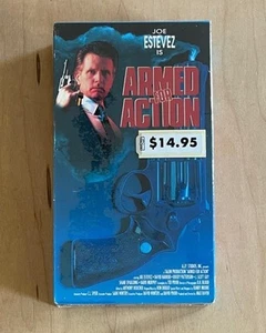 ARMED FOR ACTION (1992) Sealed VHS AIP Studios Ted Prior Crime Action Unrated - Picture 1 of 7