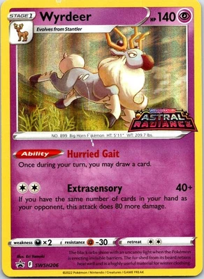 Wyrdeer - Promo SWSH: Sword & Shield Promo Cards SWSH206 LP - Image 1 of 2