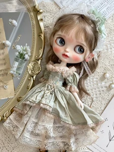 Ropa Muñeca Blythe BJD Palacio Vestido Retro Diadema de Encaje para Muñeca 1/6 BJD OB24 - Imagen 1 de 8
