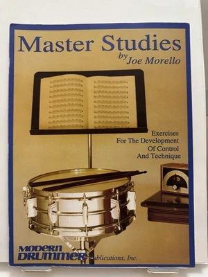 Master Studies By Joe Morello, Drum Development Of Control, Songbook - Image 1 of 4