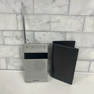 Vintage Panasonic Radio RF-032 AM FM 2 Band Receiver W/ Case - Works! See Video - Picture 1 of 13