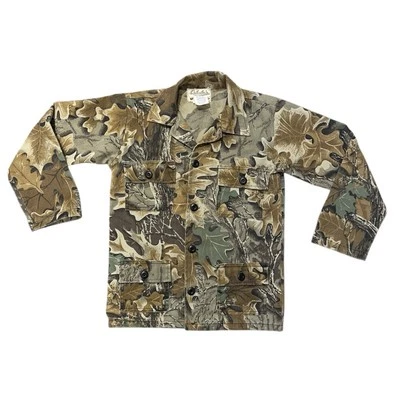 Vintage Cabela's Advantage Button-Up Camo Hunting Flannel Shirt Boys Large - Image 1 of 4