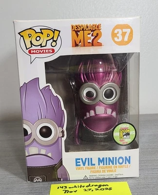 DMG* ¡Funko! Películas Despicable Me 2 Evil Minion Metallic #37 SDCC 2013 LE 480 un. Foto 1 de 4