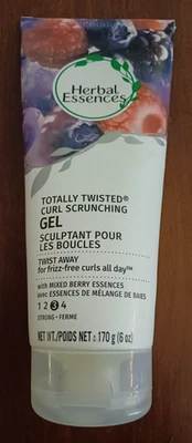 Herbal Essences Totally Twisted Curl Scrunching Gel Mixed Berry NEW - Image 1 of 2