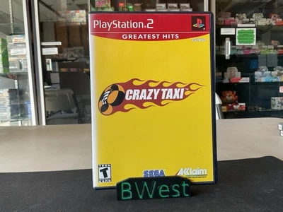 PS2 Crazy TaxiComplete In Box CIB Tested Sony PlayStation 2 - Image 1 of 4