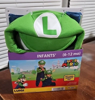 Disfraz de Super Mario 'Luigi' Talla 6-12 Meses Foto 1 de 4