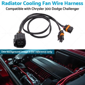 Radiator Cooling Fan Wire Harness Suitable for Chrysler 300 Dodge Challenger - Picture 1 of 8