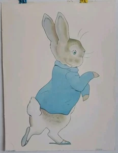 Frederick Warne and Co Ltd PETER RABBIT FRAMED ART PRINT Bottom Of Print Cut Off - Picture 1 of 9