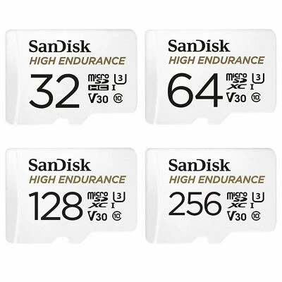 SanDisk High Endurance microSD Speicherkarte UHS-I U3 32GB 64GB 128GB 256GB - Bild 1 von 4