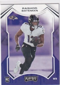 2021 Panini Playoff - Rookies Rashod Bateman #213 (RC) - Picture 1 of 2