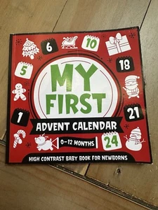 My First Advent Calendar | High Contrast Baby Book for Newborns | 0-12 Months - Picture 1 of 3