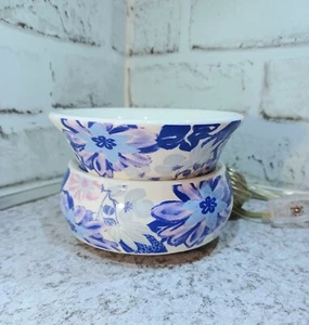 Brilliant Blooms Blue Floral Simmertopf Rosa Zebra Wachswärmer wärmt Öl Blumen - Bild 1 von 2