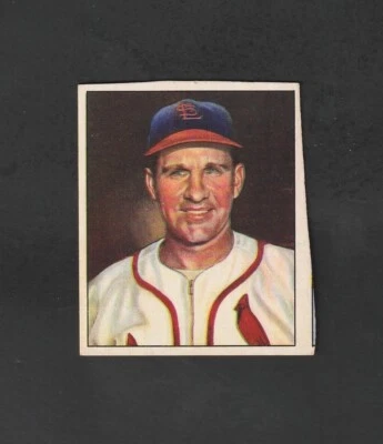 1950 Bowman Enos Slaughter #35 ~ Crazy Unique Miscut & Beautiful Card ~ LOOK! - Image 1 of 2