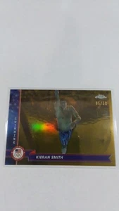 2024 Topps Chrome Olympic - Kieran Smith - SSP Team USA Gold Refractor  5/50 - Picture 1 of 2