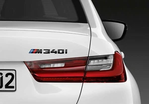 NEW BMW G20 G21 M340i REAR BOOTLID TAILGATE BADGE GLOSS BLACK 51142472849 - Picture 1 of 1