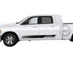 2 PCS Graphic 4x4 Off Road Car Sticker Decal For Dodge Ram Rebel 1500 2500 3500 - Picture 1 of 7