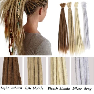 20" Dreadlocks Crochet Reggae Punk Locks Synthetic Hair Extensions for Women/Men - Picture 1 of 20