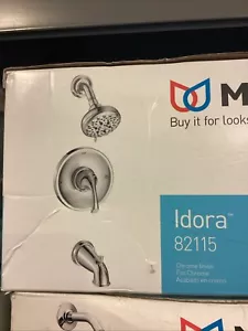 MOEN Idora Einhand 5 Strahlarten Wannen- und Duscharmatur in Chrom OHNE VENTIL - Bild 1 von 2