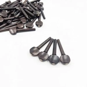 20pcs High Quality Violin Pegs Natural ebony wood 4/4 Violin Tuning Pegs - Picture 1 of 3