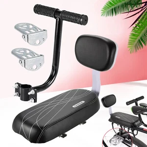 Sella bici bambino con schienale nuovo sedile posteriore MTB portapacchi posteriore - Foto 1 di 23