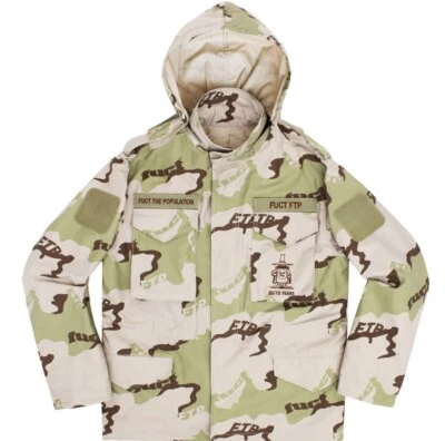 Chaqueta con Capucha FTP x Fuct m65 Estilo Militar Camuflada Talla Grande Foto 1 de 4
