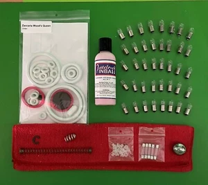 Zaccaria Wood's Queen Pinball Machine Maintenance Tune Up Kit - Picture 1 of 3